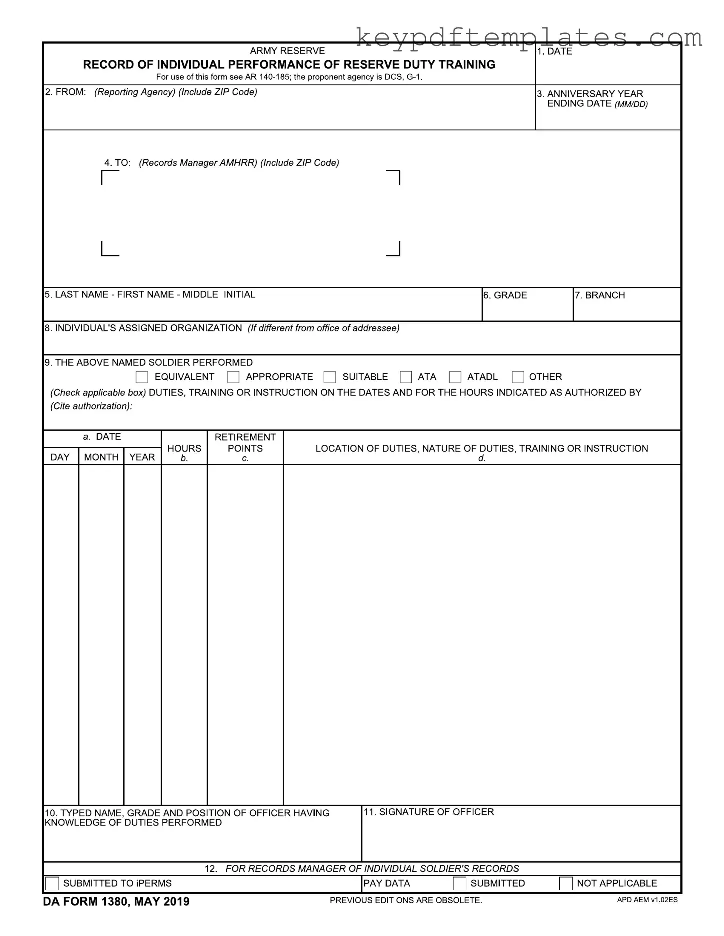 Get Da 1380 Form