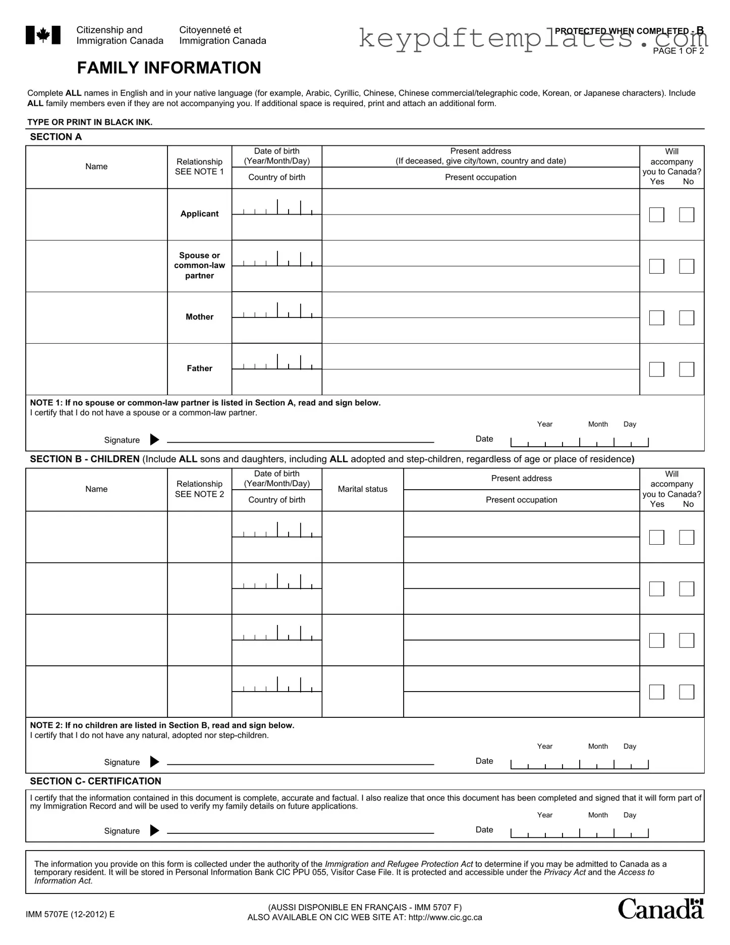 Get Imm5707 Form