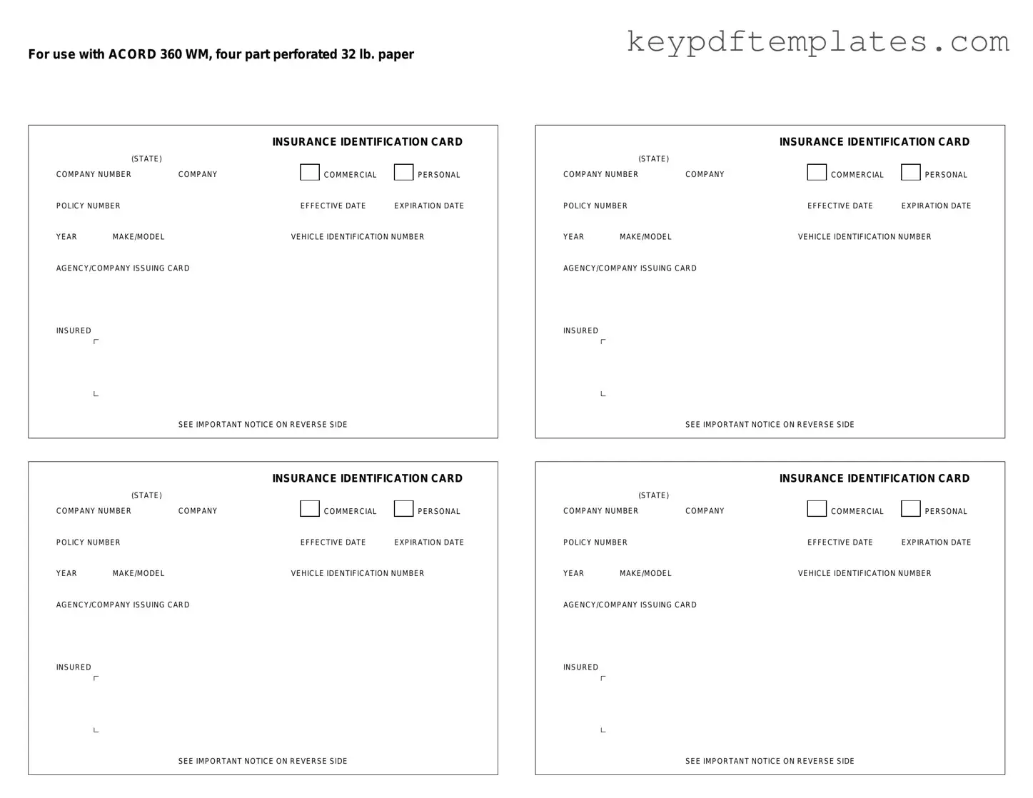 Get Acord 50 WM Form
