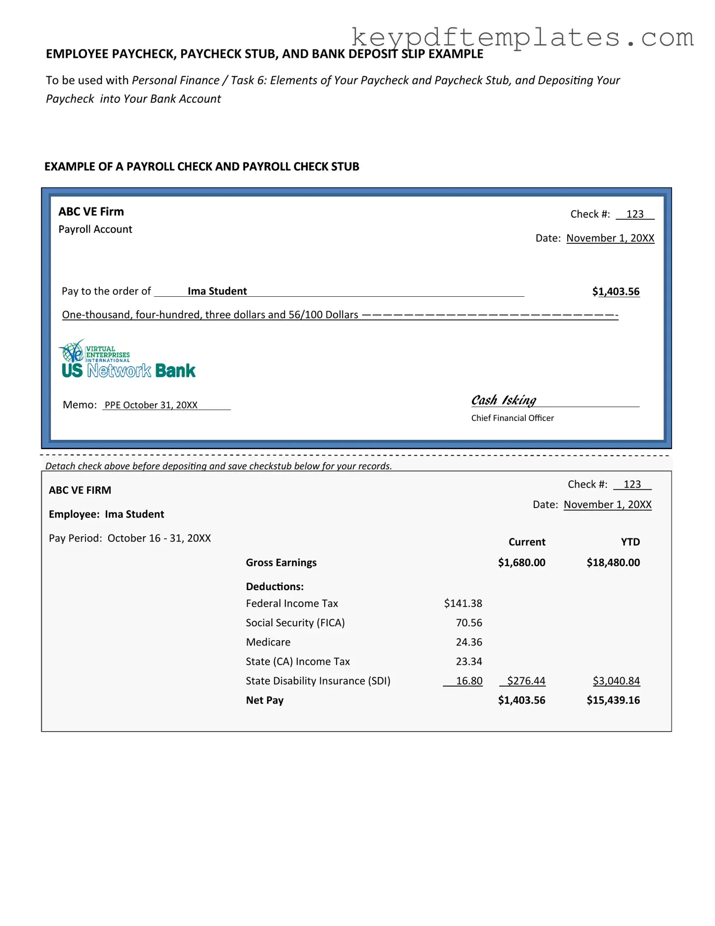 Get Payroll Check Form