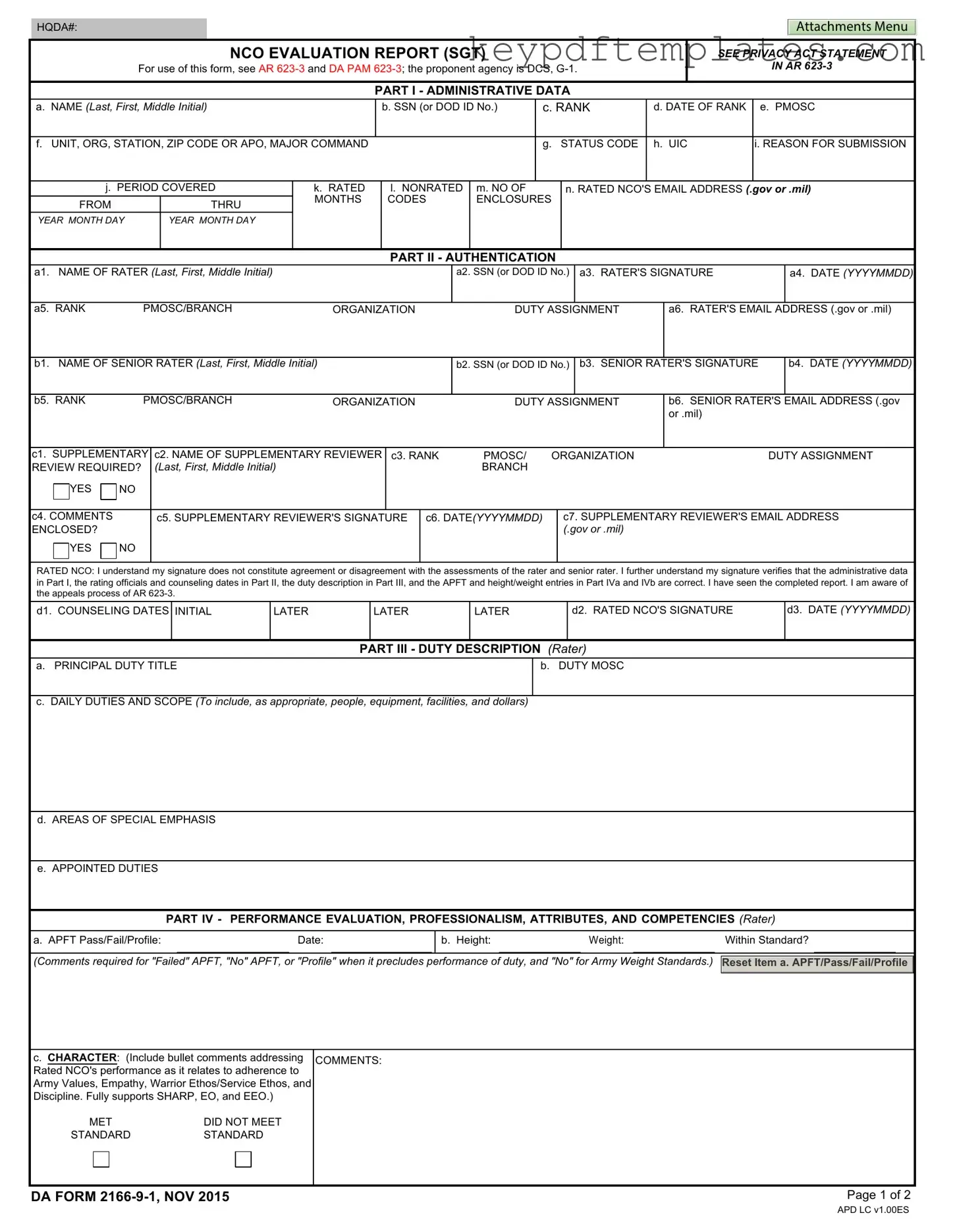 Get Da 2166 9 1 Form