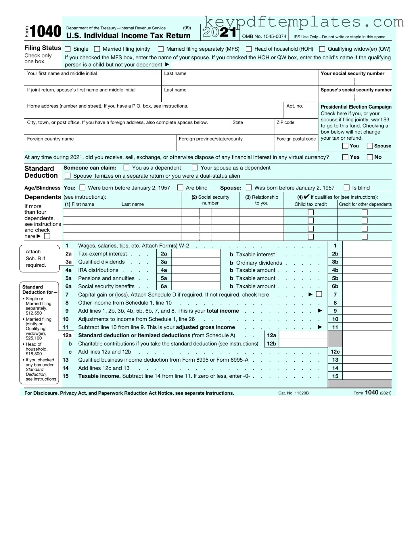 Get IRS 1040 Form