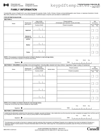 Get Imm5707 Form