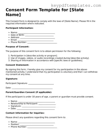Printable Consent Template