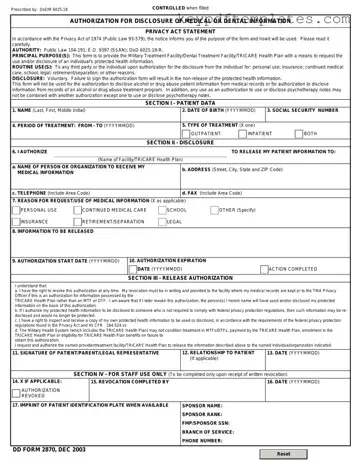 Get DD 2870 Form