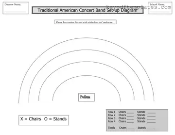 Get Band Seating Chart Form