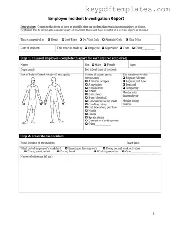 Get Employee Accident Report Form