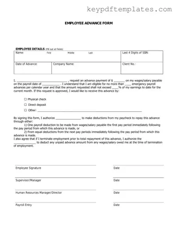 Get Employee Advance Form