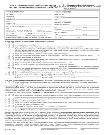Get DL-43 Form
