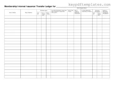 Get Membership Ledger Form