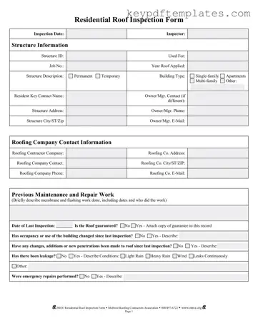 Get Roof Inspection Form