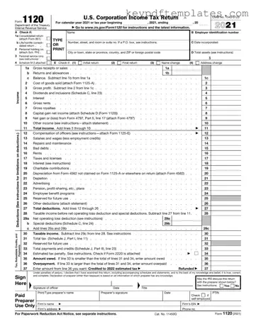 Get IRS 1120 Form